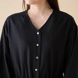 【nane】2サイズ展開、ボリュームスリーブオールインワン | RMAF　NICE CLAUP / OLIVE des OLIVE | 詳細画像5 