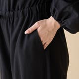 【nane】2サイズ展開、ボリュームスリーブオールインワン | RMAF　NICE CLAUP / OLIVE des OLIVE | 詳細画像7 