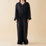 【nane】2サイズ展開、ボリュームスリーブオールインワン | RMAF　NICE CLAUP / OLIVE des OLIVE | 詳細画像10 