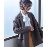 【nane】ボウタイブラウス | RMAF　NICE CLAUP / OLIVE des OLIVE | 詳細画像2 