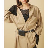 【nane】【@kana__18sセレクト】オーバーサイズロングシャツ | RMAF　NICE CLAUP / OLIVE des OLIVE | 詳細画像1 