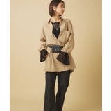 【nane】【@kana__18sセレクト】オーバーサイズロングシャツ | RMAF　NICE CLAUP / OLIVE des OLIVE | 詳細画像7 