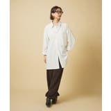 【nane】【@kana__18sセレクト】オーバーサイズロングシャツ | RMAF　NICE CLAUP / OLIVE des OLIVE | 詳細画像14 