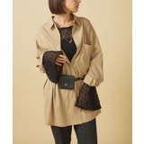 【nane】【@kana__18sセレクト】オーバーサイズロングシャツ | RMAF　NICE CLAUP / OLIVE des OLIVE | 詳細画像3 