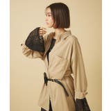 【nane】【@kana__18sセレクト】オーバーサイズロングシャツ | RMAF　NICE CLAUP / OLIVE des OLIVE | 詳細画像4 