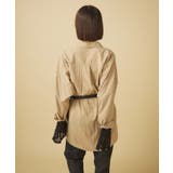 【nane】【@kana__18sセレクト】オーバーサイズロングシャツ | RMAF　NICE CLAUP / OLIVE des OLIVE | 詳細画像5 