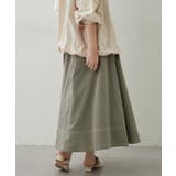 フロントジップフレアースカート | RMAF　NICE CLAUP / OLIVE des OLIVE | 詳細画像13 