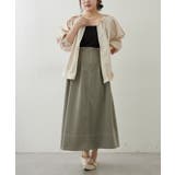 フロントジップフレアースカート | RMAF　NICE CLAUP / OLIVE des OLIVE | 詳細画像15 