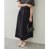 フロントジップフレアースカート | RMAF　NICE CLAUP / OLIVE des OLIVE | 詳細画像20 