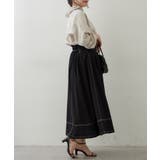 フロントジップフレアースカート | RMAF　NICE CLAUP / OLIVE des OLIVE | 詳細画像6 