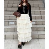 シフォンプリーツティアードスカート | RMAF　NICE CLAUP / OLIVE des OLIVE | 詳細画像9 