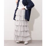 シフォンプリーツティアードスカート | RMAF　NICE CLAUP / OLIVE des OLIVE | 詳細画像14 