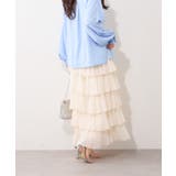 シフォンプリーツティアードスカート | RMAF　NICE CLAUP / OLIVE des OLIVE | 詳細画像6 