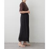 ドット裾レースナロースカート | RMAF NICE CLAUP / OLIVE des OLIVE | 詳細画像13