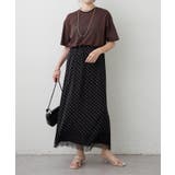 ドット裾レースナロースカート | RMAF NICE CLAUP / OLIVE des OLIVE | 詳細画像11