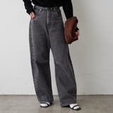 ブラック | デニムカーブラインパンツ | RMAF　NICE CLAUP / OLIVE des OLIVE