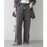 デニムリメイクライクワイドパンツ | RMAF　NICE CLAUP / OLIVE des OLIVE | 詳細画像1 