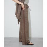 チェック | サイドレース イージーパンツ | RMAF NICE CLAUP / OLIVE des OLIVE
