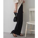 柄3 | クリスタルプリーツパンツ | RMAF　NICE CLAUP / OLIVE des OLIVE