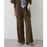 ブラウン | 【セットアップ対応】サイドレースパンツ | RMAF　NICE CLAUP / OLIVE des OLIVE