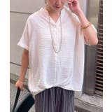 【5色展開】オフィスコーデにもおすすめ！ヘンリーネックタックブラウス | RMAF　NICE CLAUP / OLIVE des OLIVE | 詳細画像11 