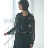 ブラック | 【セットアップ対応】ひげレースシャツ | RMAF　NICE CLAUP / OLIVE des OLIVE