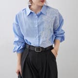 レース切替シャツ | RMAF　NICE CLAUP / OLIVE des OLIVE | 詳細画像4 