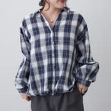 チェックタケノコブラウス | RMAF　NICE CLAUP / OLIVE des OLIVE | 詳細画像2 