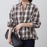 チェックタケノコブラウス | RMAF　NICE CLAUP / OLIVE des OLIVE | 詳細画像7 