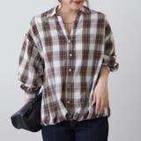 チェックタケノコブラウス | RMAF　NICE CLAUP / OLIVE des OLIVE | 詳細画像8 