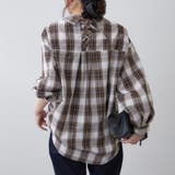 チェックタケノコブラウス | RMAF　NICE CLAUP / OLIVE des OLIVE | 詳細画像10 