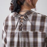 チェックタケノコブラウス | RMAF　NICE CLAUP / OLIVE des OLIVE | 詳細画像19 