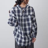 チェックタケノコブラウス | RMAF　NICE CLAUP / OLIVE des OLIVE | 詳細画像5 