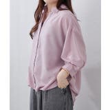 【8色展開】オフィスコーデにもおすすめ 多種釦タケノコタックブラウス | RMAF　NICE CLAUP / OLIVE des OLIVE | 詳細画像14 