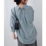 【8色展開】オフィスコーデにもおすすめ 多種釦タケノコタックブラウス | RMAF　NICE CLAUP / OLIVE des OLIVE | 詳細画像28 