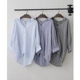 【8色展開】オフィスコーデにもおすすめ 多種釦タケノコタックブラウス | RMAF　NICE CLAUP / OLIVE des OLIVE | 詳細画像3 