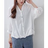 【8色展開】オフィスコーデにもおすすめ 多種釦タケノコタックブラウス | RMAF　NICE CLAUP / OLIVE des OLIVE | 詳細画像5 