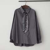 チャコール | スカーフ付きシャツ | RMAF NICE CLAUP / OLIVE des OLIVE