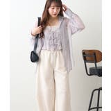 ビスチェ付きシアーラメブラウス | RMAF　NICE CLAUP / OLIVE des OLIVE | 詳細画像8 