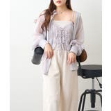 ビスチェ付きシアーラメブラウス | RMAF　NICE CLAUP / OLIVE des OLIVE | 詳細画像11 