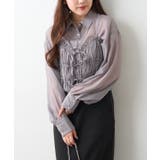 ビスチェ付きシアーラメブラウス | RMAF　NICE CLAUP / OLIVE des OLIVE | 詳細画像2 