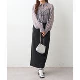 ビスチェ付きシアーラメブラウス | RMAF　NICE CLAUP / OLIVE des OLIVE | 詳細画像5 