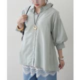 【オフィスでも大活躍】6色展開 ボリューム袖ブラウス | RMAF　NICE CLAUP / OLIVE des OLIVE | 詳細画像10 