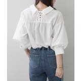 【オフィスでも大活躍】6色展開 ボリューム袖ブラウス | RMAF　NICE CLAUP / OLIVE des OLIVE | 詳細画像32 