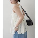 【セットアップ対応】花刺繍キャミチュニックブラウス | RMAF NICE CLAUP / OLIVE des OLIVE | 詳細画像6