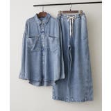 【2WAY】接触冷感 デニムシャツ | RMAF　NICE CLAUP / OLIVE des OLIVE | 詳細画像27 