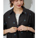 【セットアップ対応】フラワー刺繍ショート丈ブラウス | RMAF　NICE CLAUP / OLIVE des OLIVE | 詳細画像16 