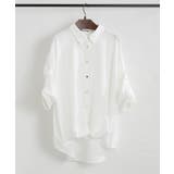 アイボリー | 【オフィスコーデにも◎】5色展開 段々袖タケノコタックブラウス | RMAF NICE CLAUP / OLIVE des OLIVE