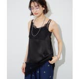 スミクロ | レース切替サテンキャミ | RMAF　NICE CLAUP / OLIVE des OLIVE
