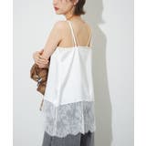 レース切替サテンキャミ | RMAF　NICE CLAUP / OLIVE des OLIVE | 詳細画像12 